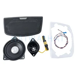 For BMW 3 4 Series F30 F31 F32 F34 3GT Car Center Console Speaker Cover tweeters 4 inch midrange speaker dashboard loudspeaker