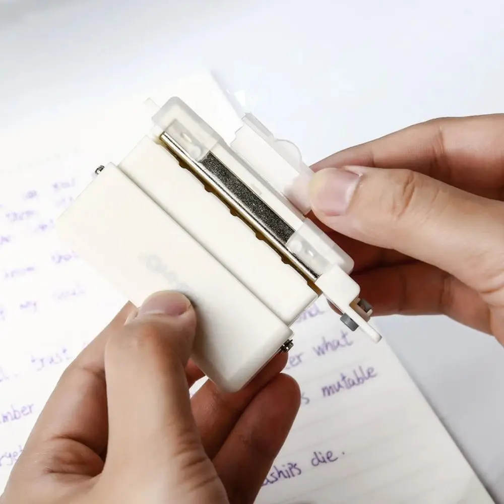 Student Stationäre Lose Blatt Bind Locher A4 A5 B5 mit Chip Box Papier Puncher Präzise Stabile Runde Locher Punch