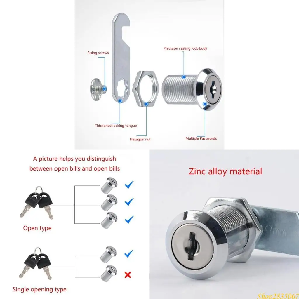 

Мебель аппаратный дверной шкаф шкаф для кулачковых замков 103 Язык блокировки почтового ящика цинк с 2 клавишами для письма на