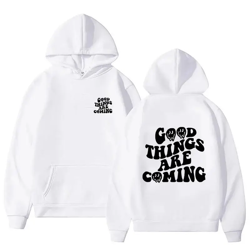 SOLY HUX-Men's Hoodie Letter Casual Sweater Slogan Print Long Sleeves Pockets Harajuku Style Unisex Korean