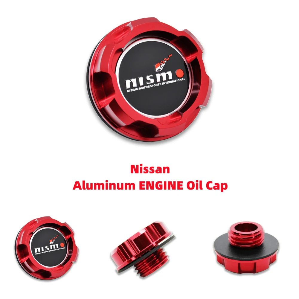 Red Aluminum ENGINE Oil Cap for nissan ALTIMA MAXIMA SILVIA S13 S14 240SX SENTRA SUNNY INFINITI 350Z 300ZX  JDM