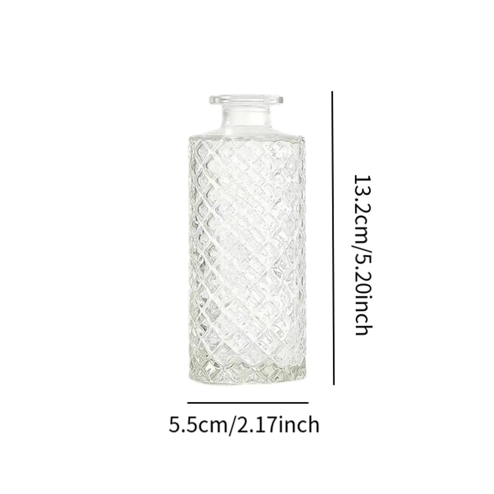 6Pcs Glass Bud Vases Mini Flower Vases Flower Arrangement Display,Decorative Plant Containers for Entrance,Housewarming Gift