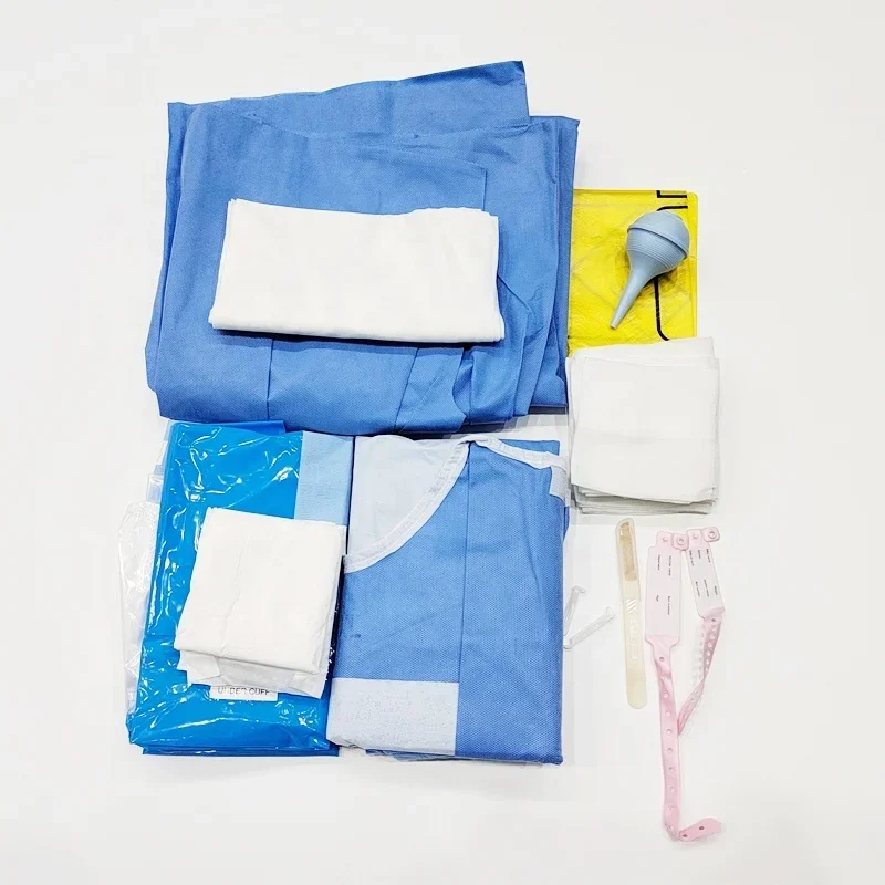 Factory Customized Normal Baby Birth Delivery Drape Pack /Kit Disposable Sterile Maternity OB Delivery Pack