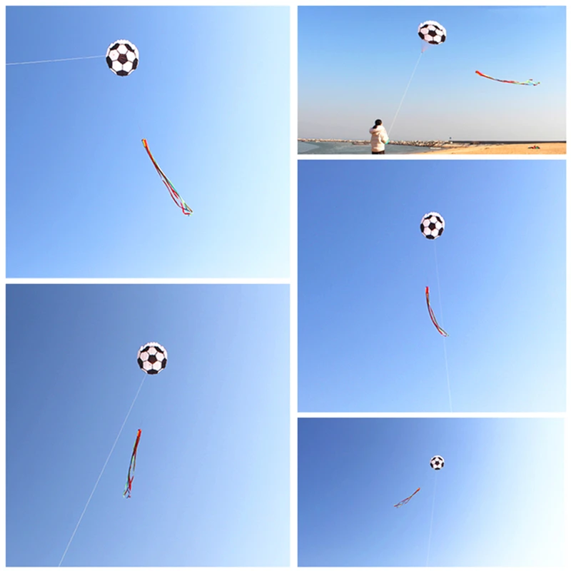 

free shipping football kite flying toys for children kites line giant kites soft kites line adults kites professional ikite koi