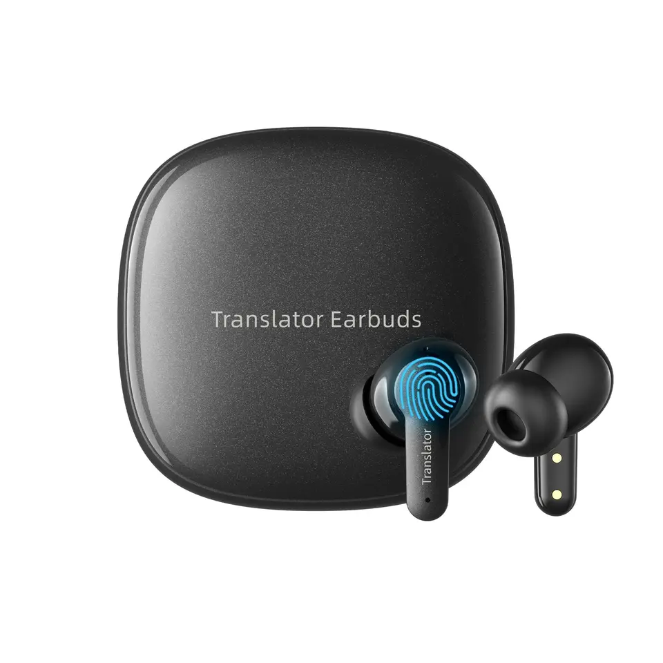 Wooask M3 Translator Earbuds, Two-Way Instant Voice Translator