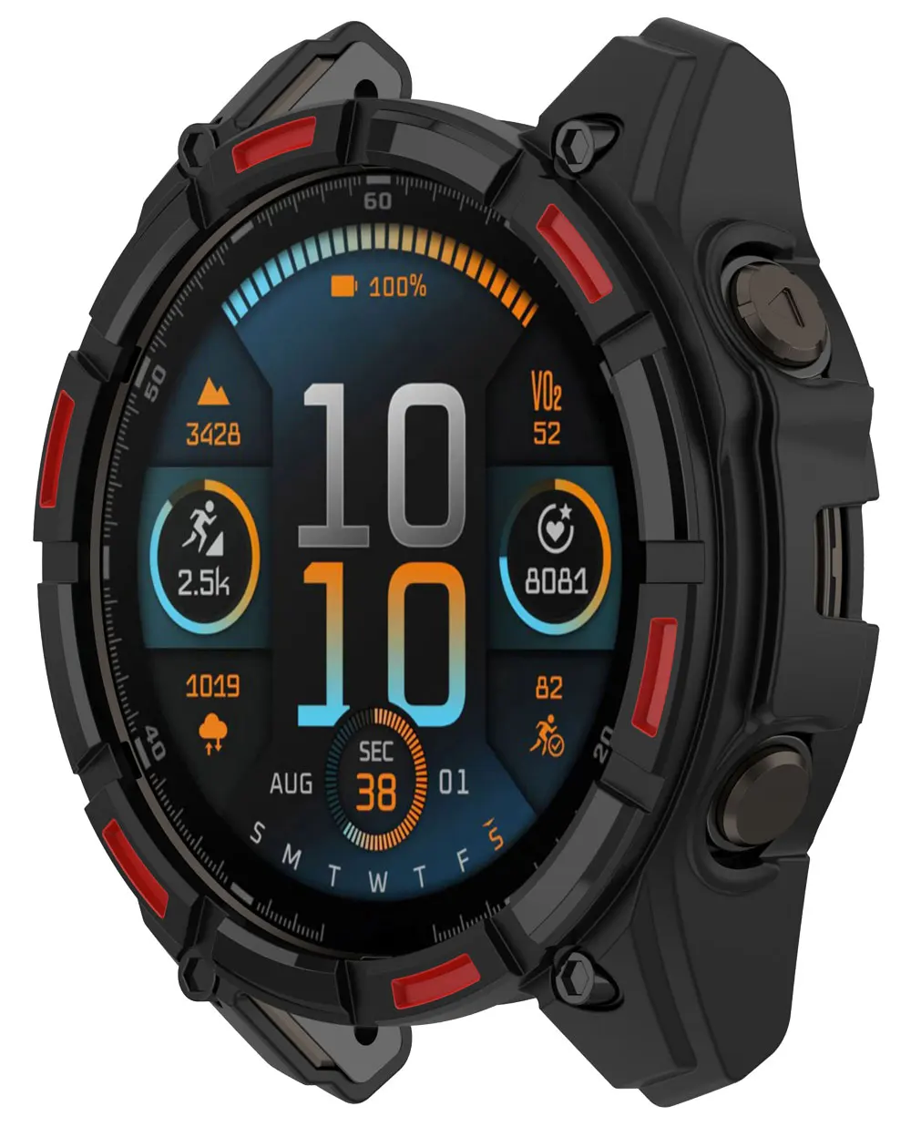 Silikon-Uhrenabdeckung für Garmin Fenix8 Solar 51 mm 47 mm Band Smart Watch Ersatzschale Garmin Fenix 8 AMOLED Schutzhülle – Detail 3