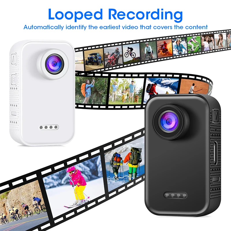 كاميرا Thumb Action كاميرا رياضية للجيب 1.47 بوصة 120 زاوية مسجل صور احترافية محمولة رياضية #4