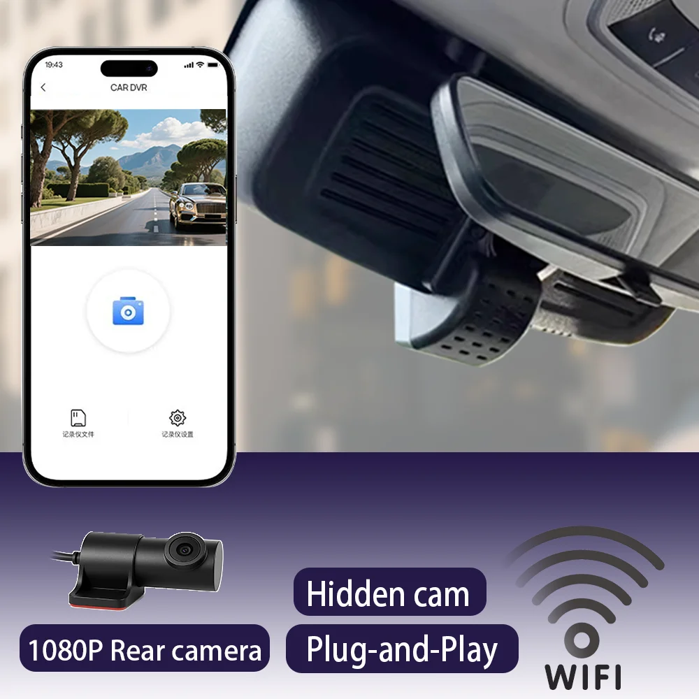 

4K HD WIFi Car DVR Video Recorder Dash Cam For GWM Haval Tank 300 2021 2022 2023 2024 2160P Plug and Play APP control