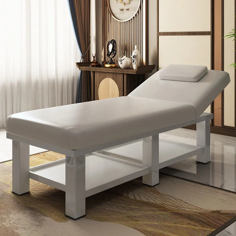 Contemporary Modern Synthetic Leather Adjustable Massage Bed Spa Body Treatments Beauty Salons Furniture Living Room