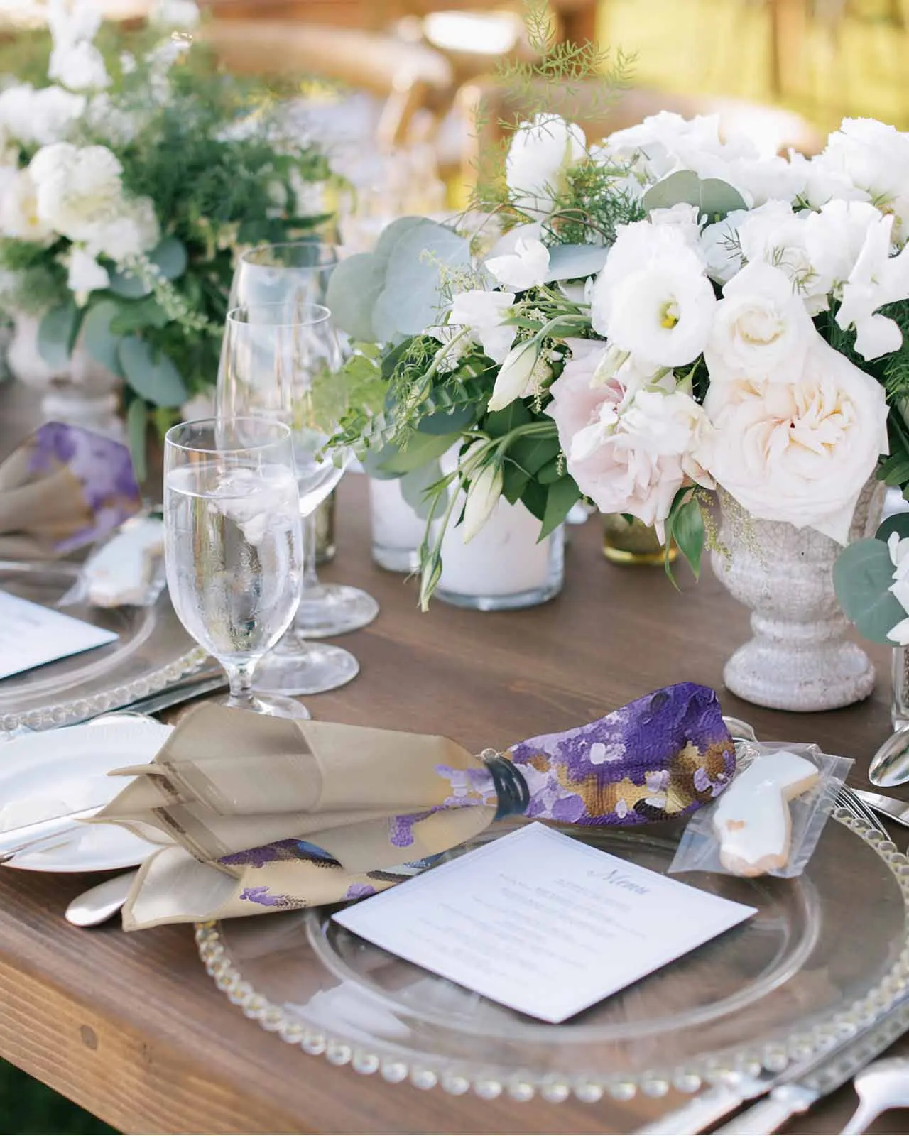 4pcs Oil Painting Purple Lavender Iron Bucket Square Napkins 50cm Table Napkin Party Wedding Decoration Table Cloth Kitchen