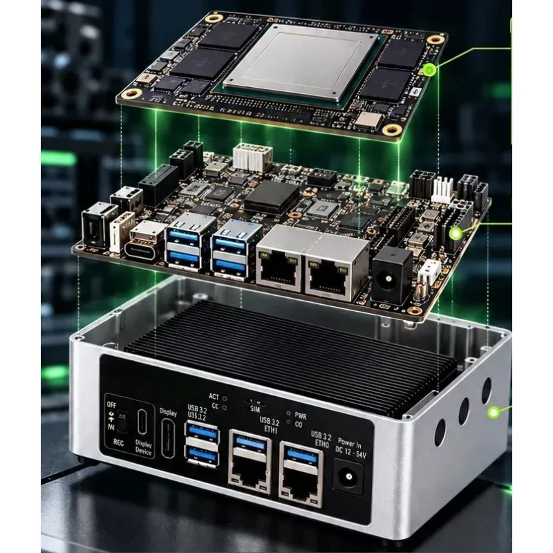 Dual Network Port AI Embedded Core Board Edge Computing Development Module for Robotics Vision Development