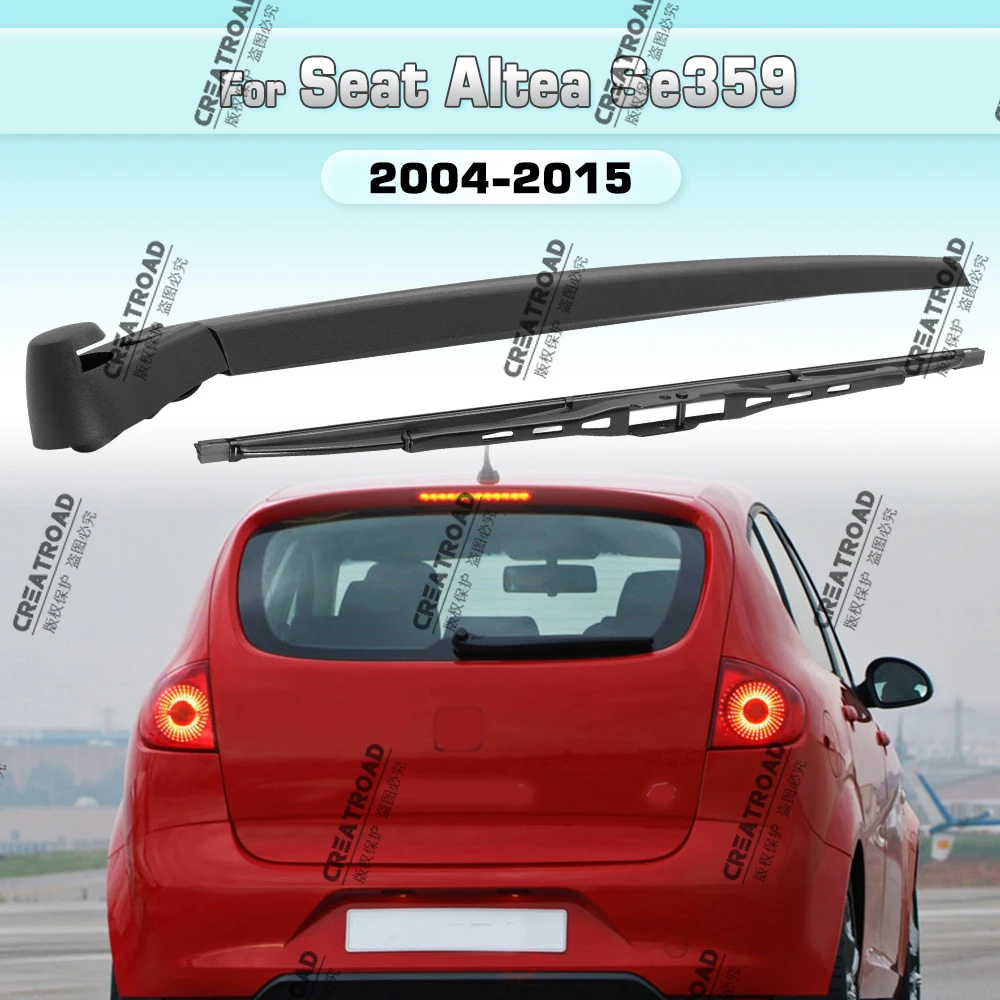 Wiper Rear Wiper Blade & Arm Set Kit For Seat Altea Se359 2004 - 2015 Windshield Windscreen Window Brush