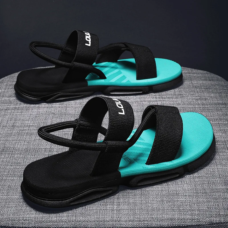New sandals men's summer non-slip and wear-resistant outer slippers eva cool slippers outdoor beach shoes