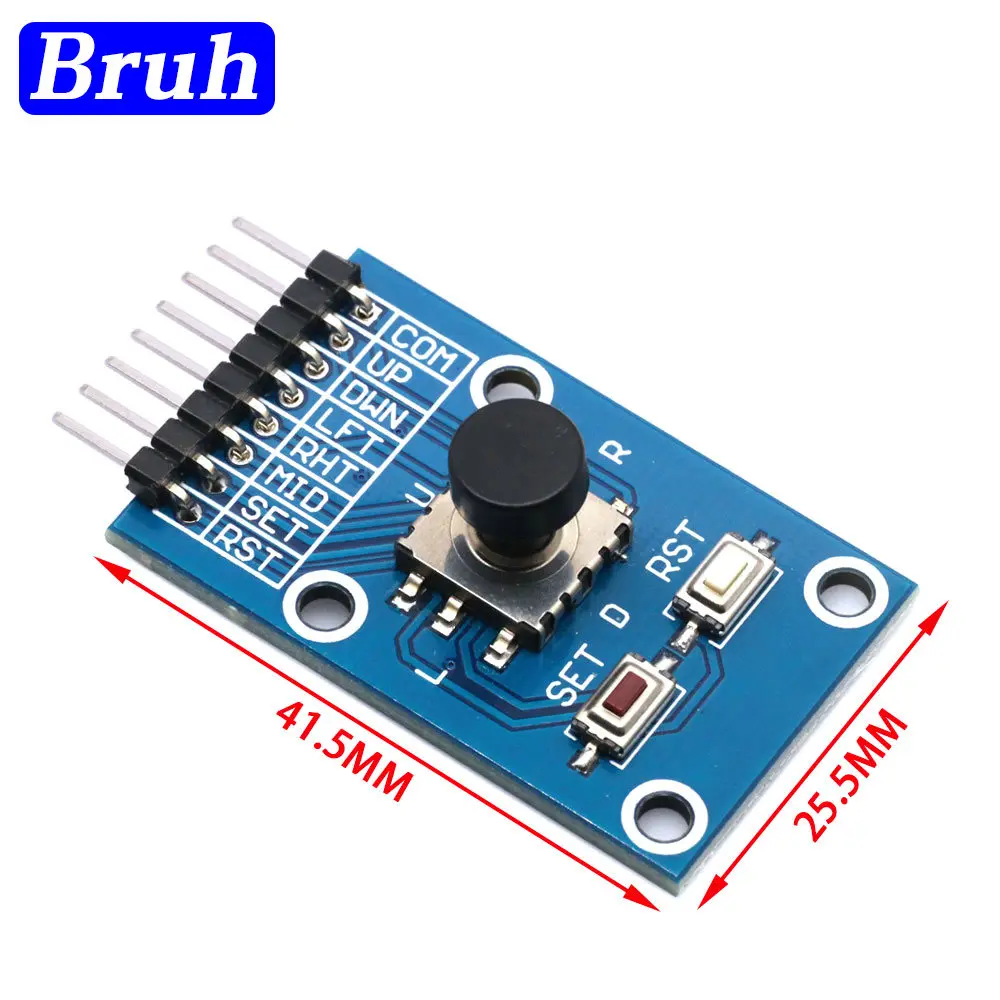 Five Direction Navigation Button Module MCU AVR Game 5D Rocker Joystick Independent Keyboard for Arduino Joystick Module