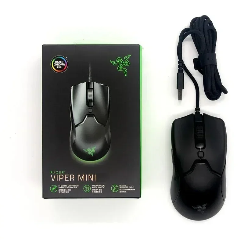 Razer Viper Mini Mouse Wired Gaming Special Edition 8500DPI Optical Sensor Lightweight Cable Computer Peripherals for Gamers