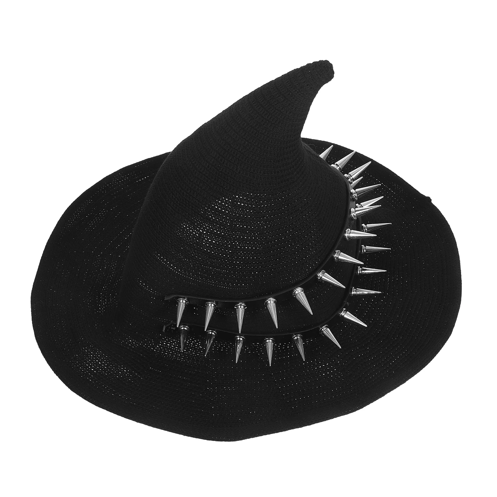 

Шляпа ведьмы в стиле стимпанк, вечерние шляпы на Хэллоуин для женщин, аксессуары, косплей, волшебник, полиэстеровый капот