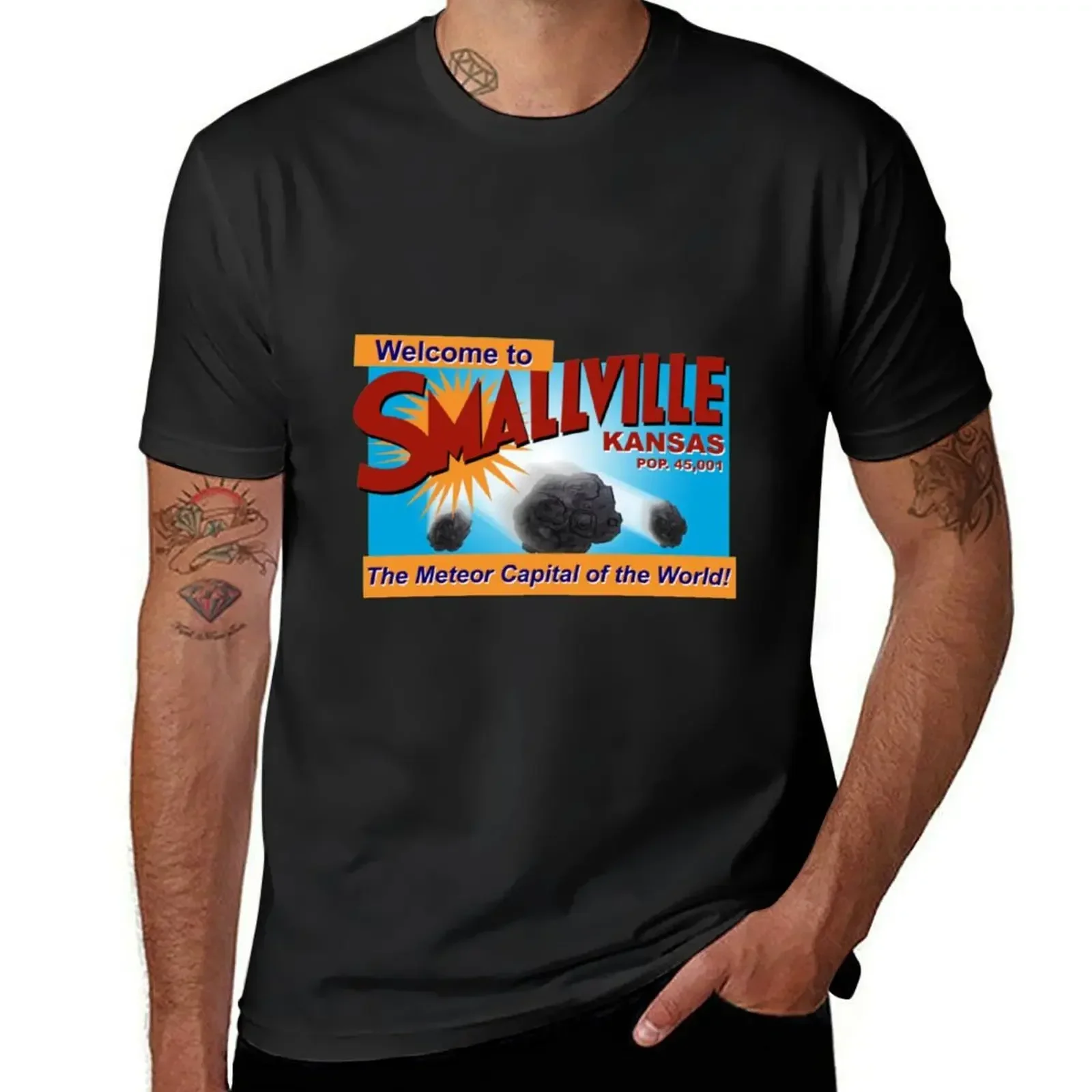 

Smallville T-Shirt hippie clothes Aesthetic clothing customs mens t shirts casual stylish