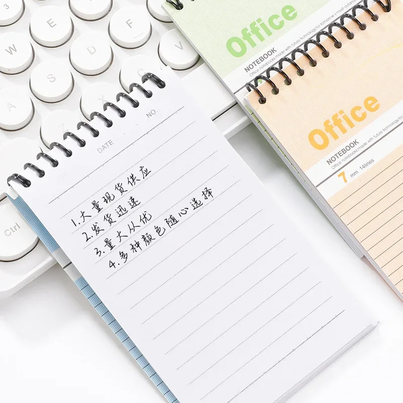 2Pcs Mini Notebook A7 Portable Notepad Daily Agenda Sketchbook Planner Notebooks Stationery Office School Supplies journal