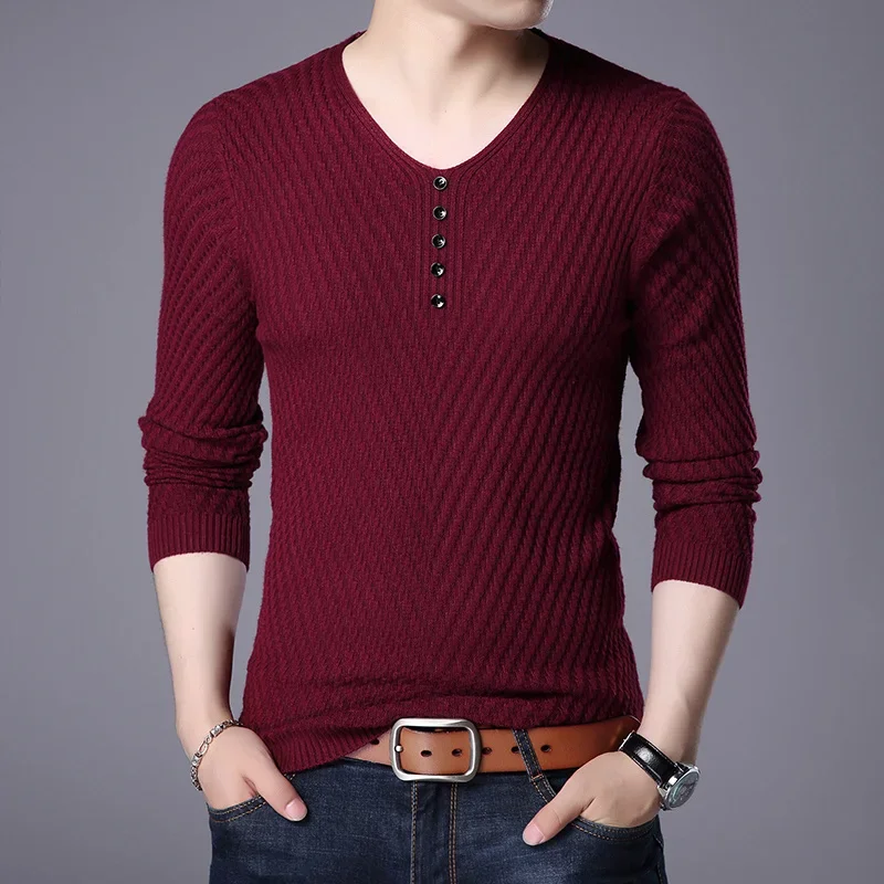 Plain Base Layer Slim Fit Men's T-shirts Unicolor Tight High Quality Sweatshirt Size Original Long Sleeve Tee Xxl Male Pullover