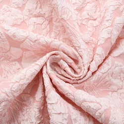 160x50cm Vintage Relief Lily Jacquard Fabric For Women's Dresses, Princess Dress Children's Clothing Handmade DIY Fabric TJ10253