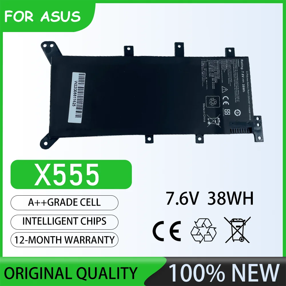 7.6V 38Wh X555 Laptop Battery For  ASUS X555 Series ASUS X555L Series ASUS X555LA Series ASUS X555LB