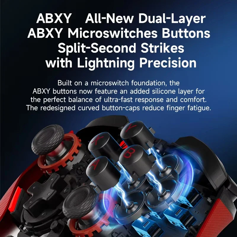 وحدة تحكم الألعاب اللاسلكية BIGBIGWON Blitz 2 TMR، لوحة ألعاب، 2000 هرتز، 1000 مللي أمبير في الساعة، بلوتوث ستار فلاش للعبة البخار NS PC، PUBG.APEX.