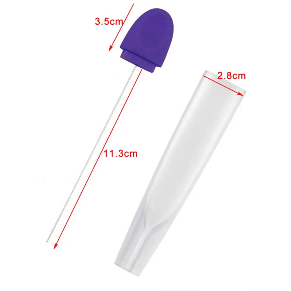 Probador de pasteles, sonda para hornear, palo, púas de brochetas, Detector de frutas DIY, Pin, herramientas de cocina seguras de acero inoxidable para hornear, 2 uds.