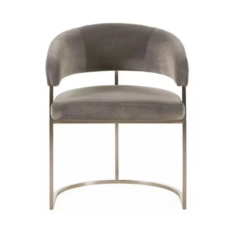 Modern minimalist designer chair, office light luxury desk dining chair, tea table chair