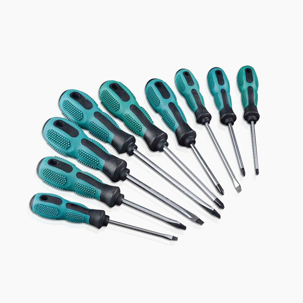 9Pcs Screwdriver Set With Magnetic Household Multifunctional Cross Straight Screwdriver Manual Screwdriver Set Maintenance Tool