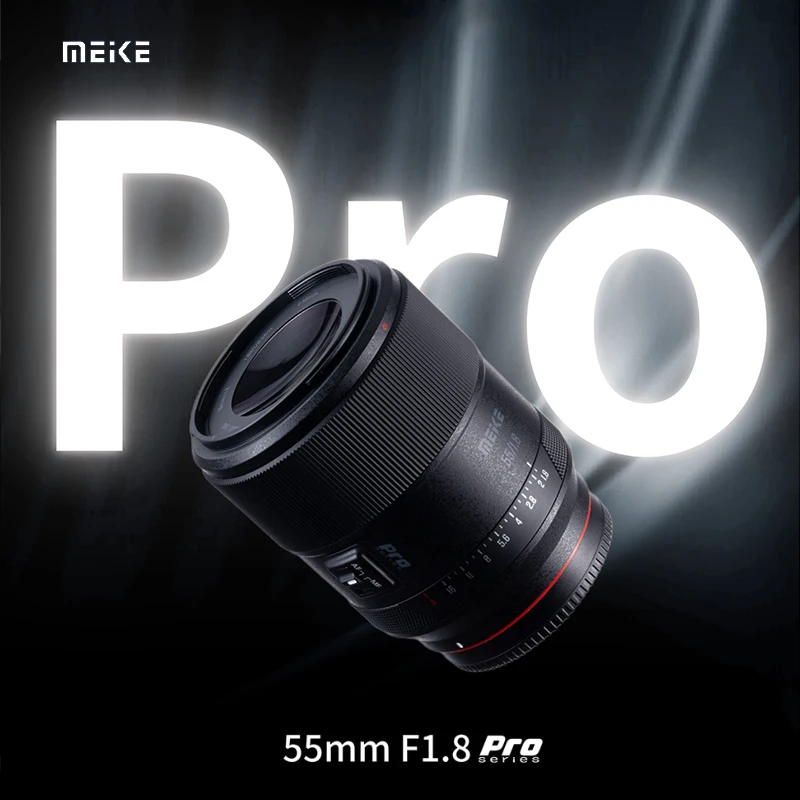 MEKE Meike Pro Series 55mm F1.8 Pro Full Frame AF/MF Portrait Lens for Sony E Nikon Z Lumix L Mount Cameras