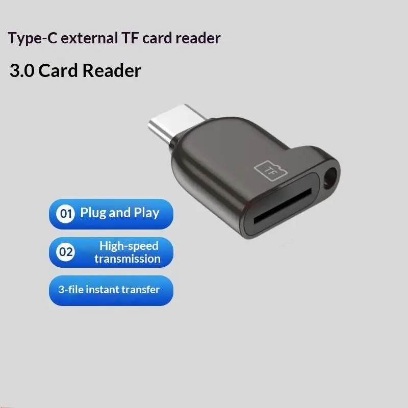 

Portable Type C 3.0 Card Reader TF Memory Card Reader USB Flash Drive Cardreader For PC Laptop Accessories Mini TF Card Reader