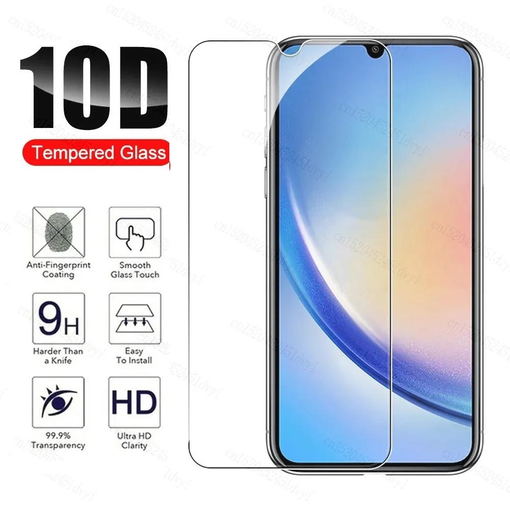 Tempered Glass for Samsung Galaxy A34 A54 A24 A14 A04 E A04S A13 4G A23 A33 A53 A73 5G Screen Protector Protective Film