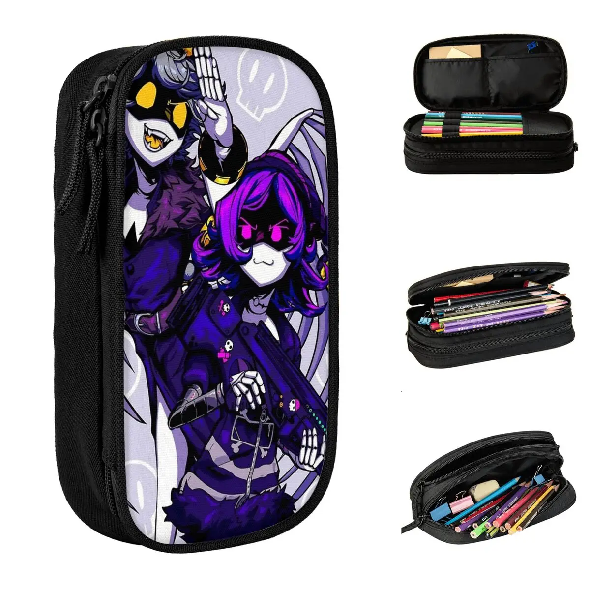 

Murder Drones Uzi N Pencil Case Cartoon Anime Pen Box Bags Girls Boys Large Storage Office Cosmetic Pencilcases