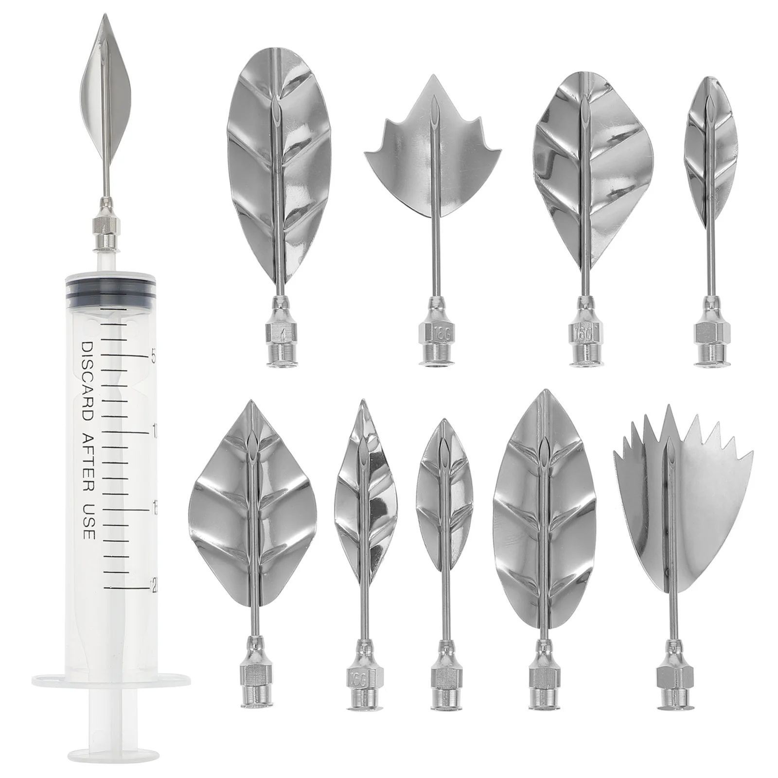 1Set Veilig en Stevig Cake Gelatine Gereedschap met Spuit voor Lekker Gelatine Art Design Jelly Art Tools Pudding Nozzle
