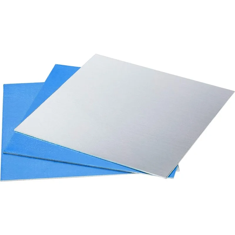 

6pcs Thin Aluminum Sheets Practice Blank Aluminium Stamping Sheets Panel Plate Metal Craft for Jewelry Making Hand Stamping