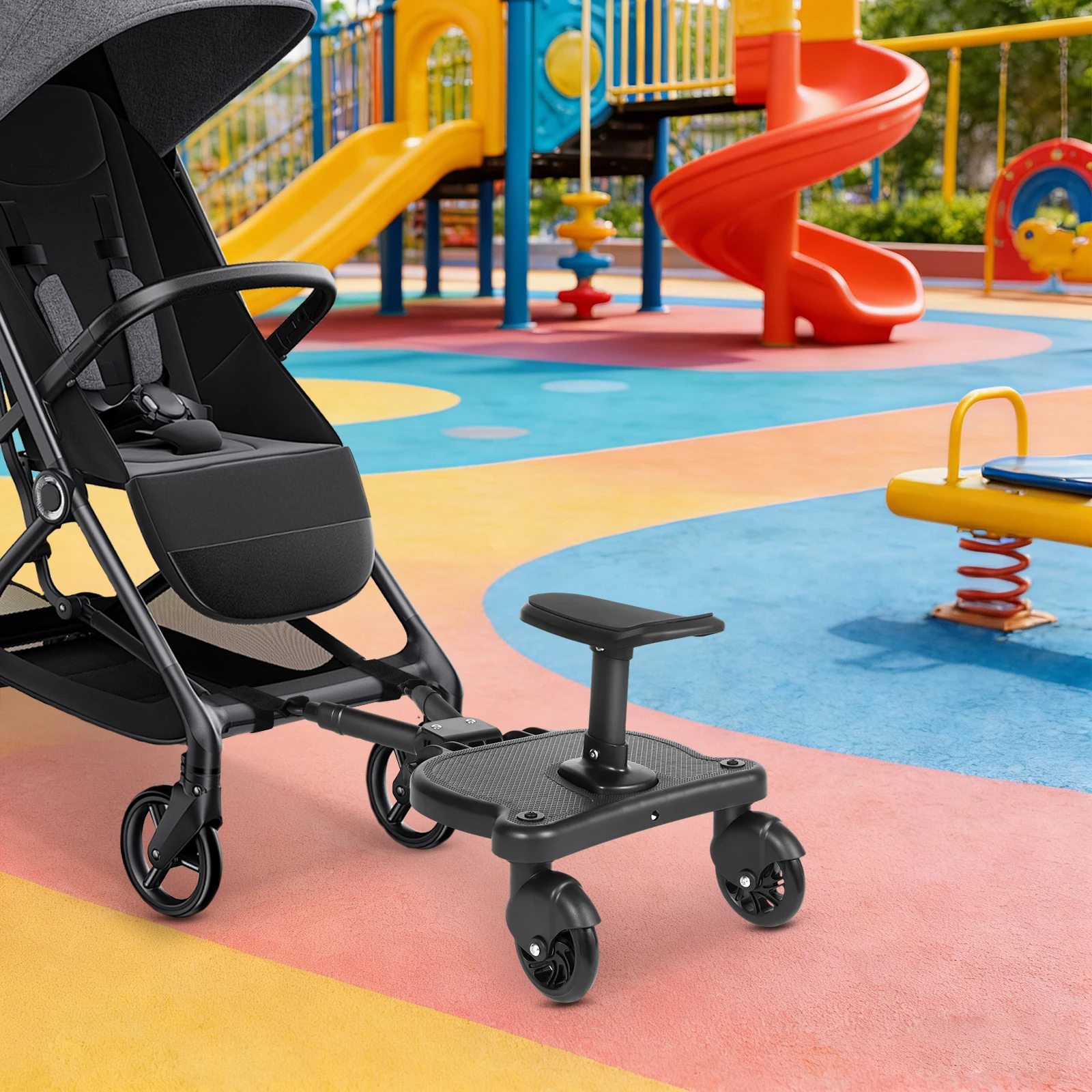 

Stroller Board Handcart assist pedal with Self-adhesive Tape for Lightweight Stroller Three-Wheeled Strollers Umbrella Strollers