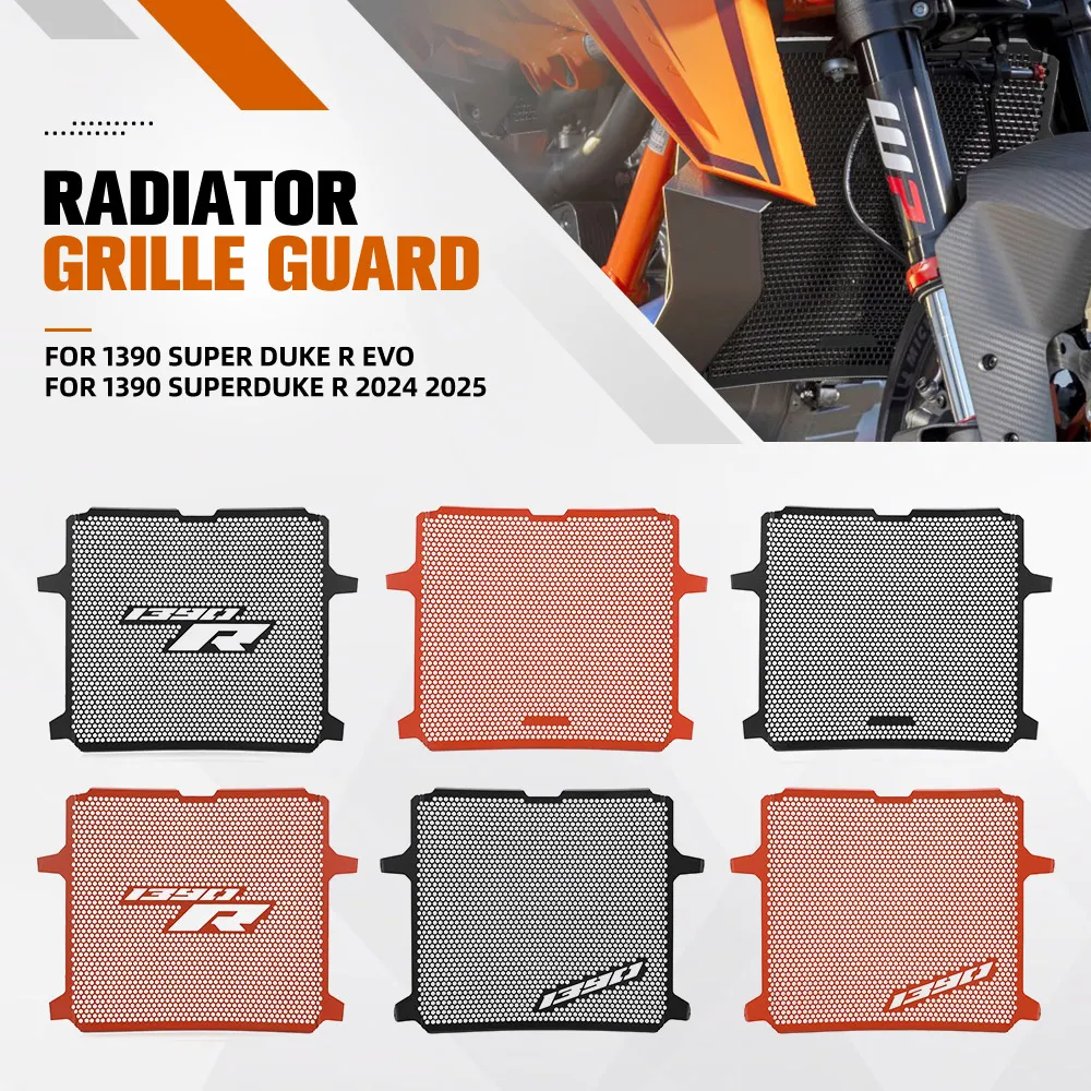

FOR 1390 Super Duke R Evo Motorcycle Aluminium Radiator Protection Grille Guard Cover Protector For 1390 SuperDuke R 2024 2025