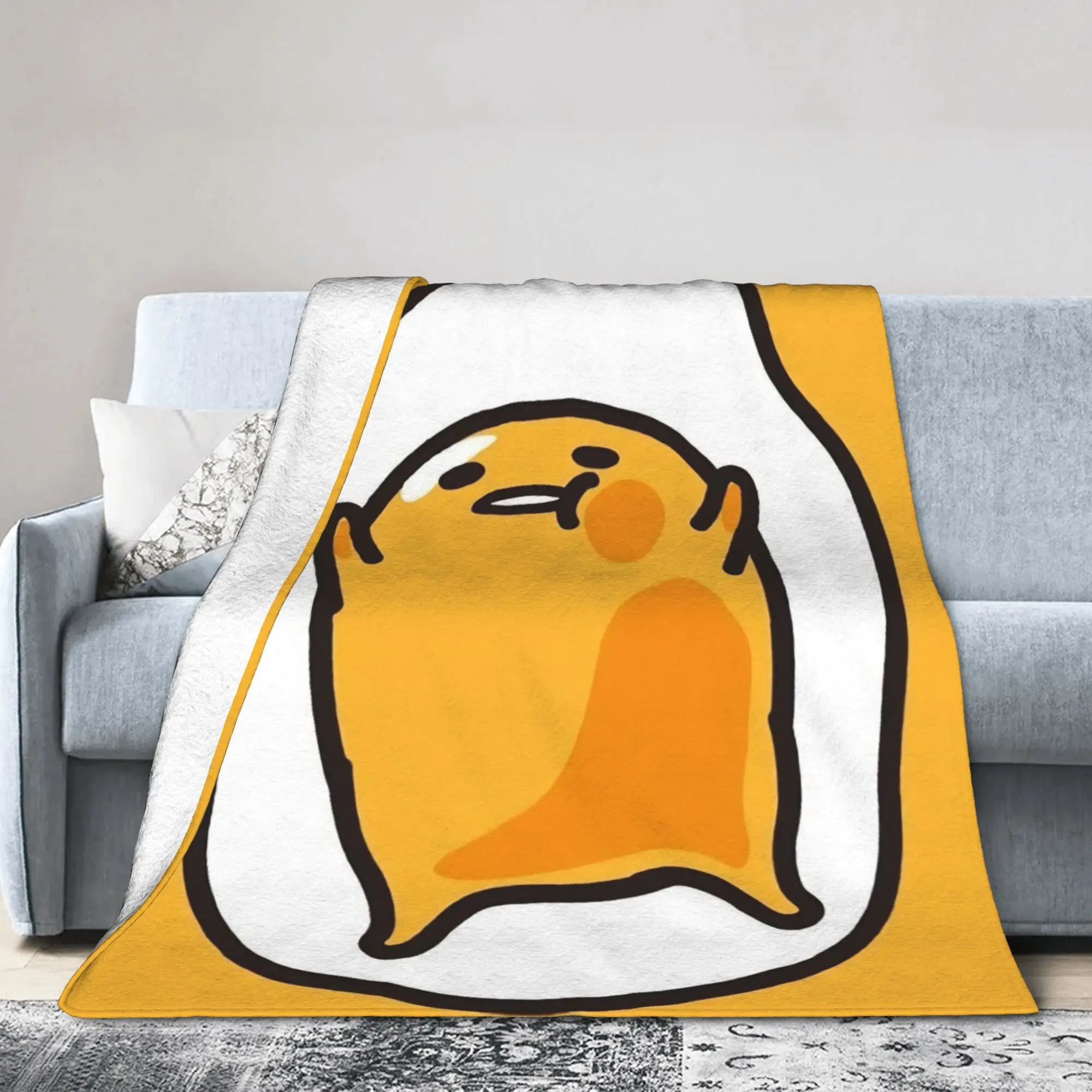 كسول البيض Gudetama بطانية جودة الدافئة رمي بطانية الشتاء الفتيات الفتيان غرفة المعيشة الجدة المفرش