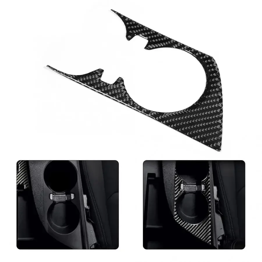 

1 шт. 100% новый карбоновый декоративный чехол-накладка на панель подстаканника для леворульных автомобилей Chevrolet Camaro 2017 2018 2019