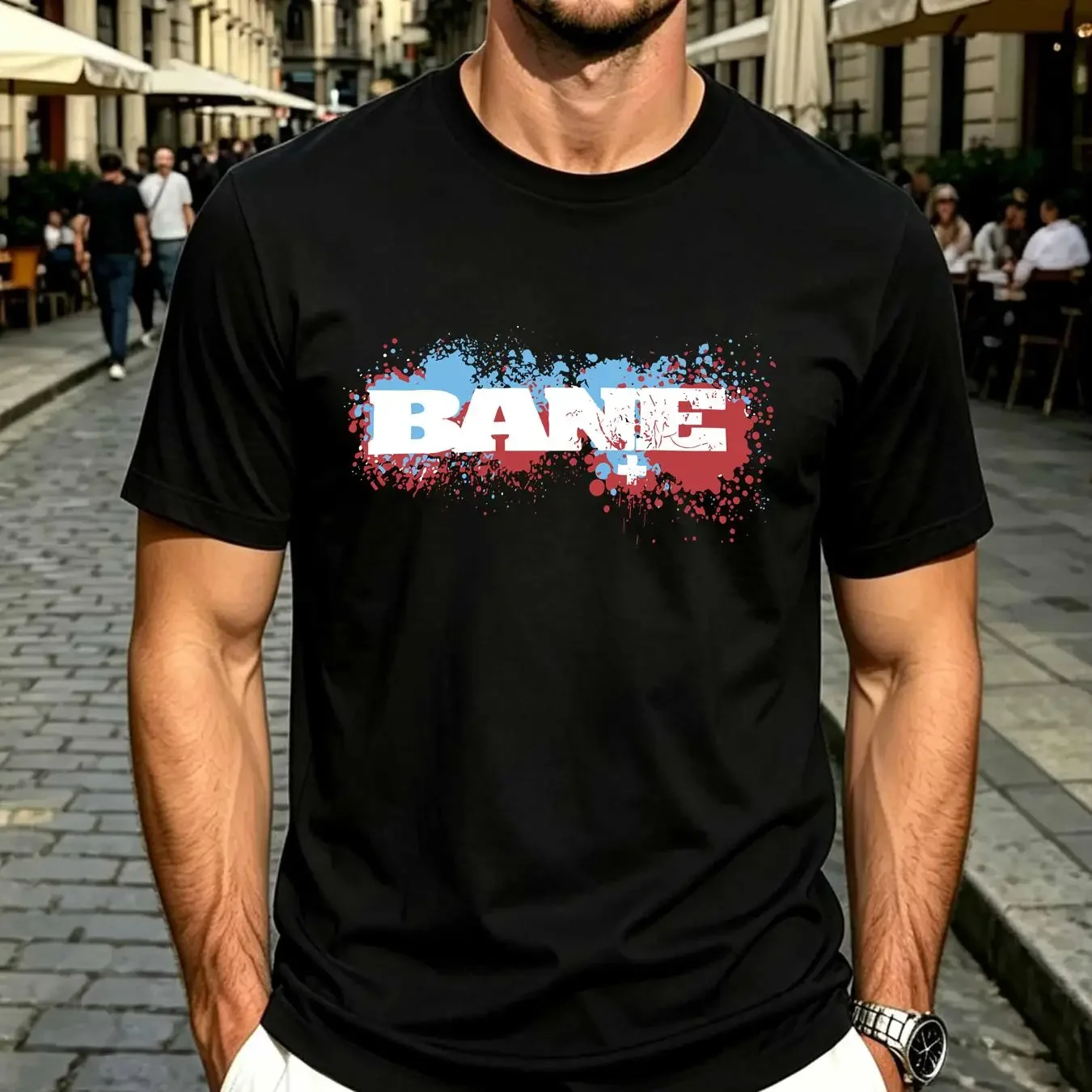 washed T Shirt Bane Hardcore Band Size Small Double Sided HxC long or short sleeves vintage Washed Slightly streetwear