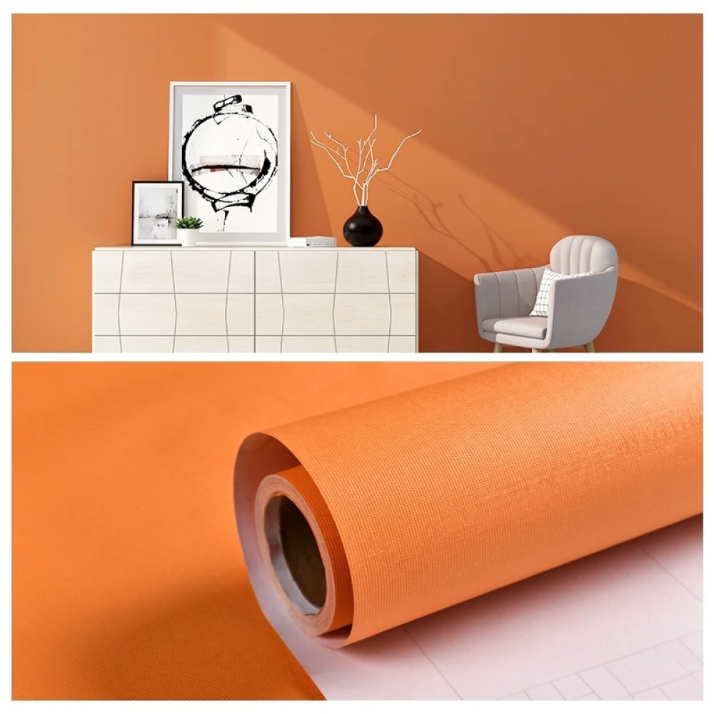 Durable Waterproof Wallpaper Self Adhesive PVC Wall Decals For Furniture Refurbishing Home Renovation Bedroom Living Room