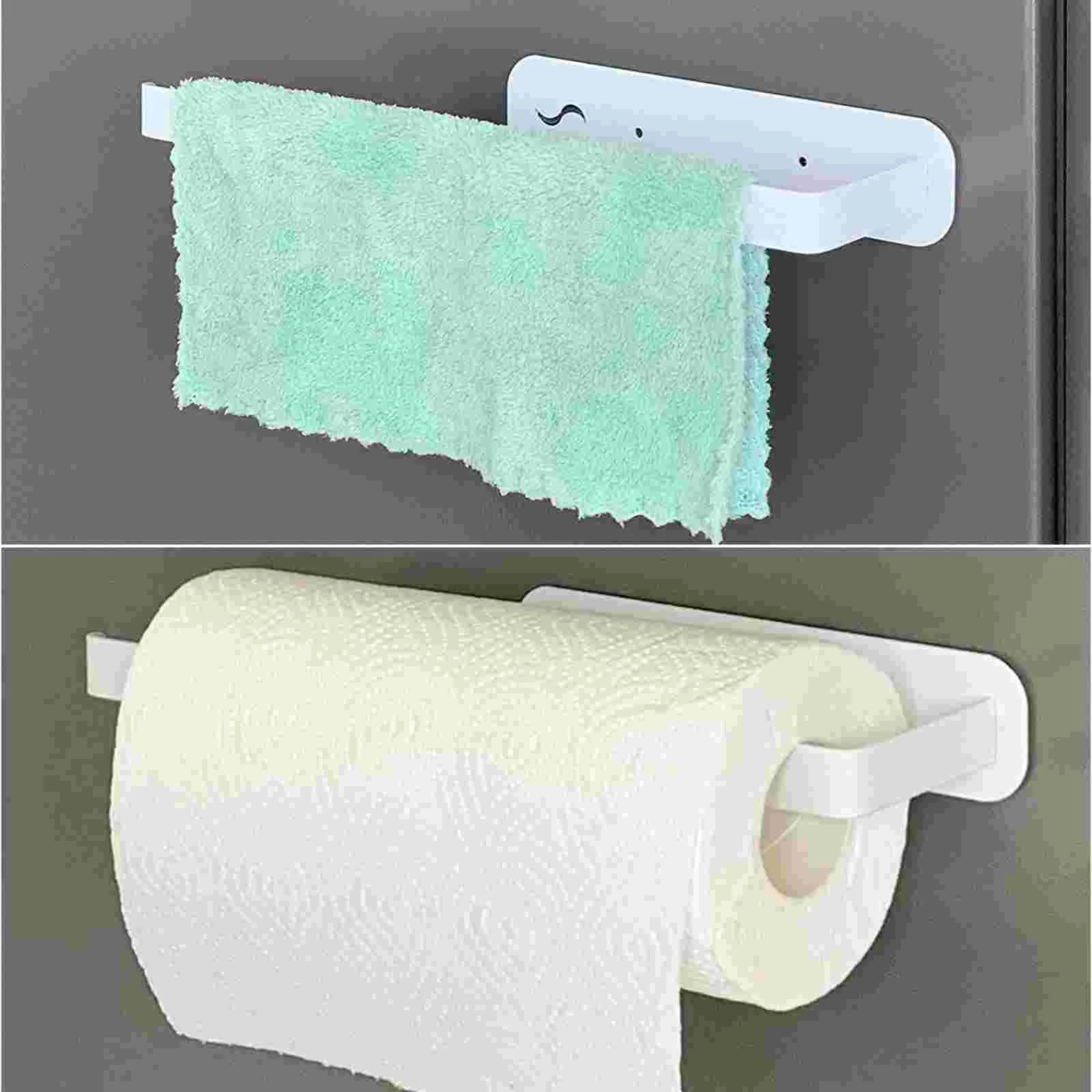 

Wall Hooks Magnetic Storage Rack Paper Towel Holder Japanese-style for Refrigerator