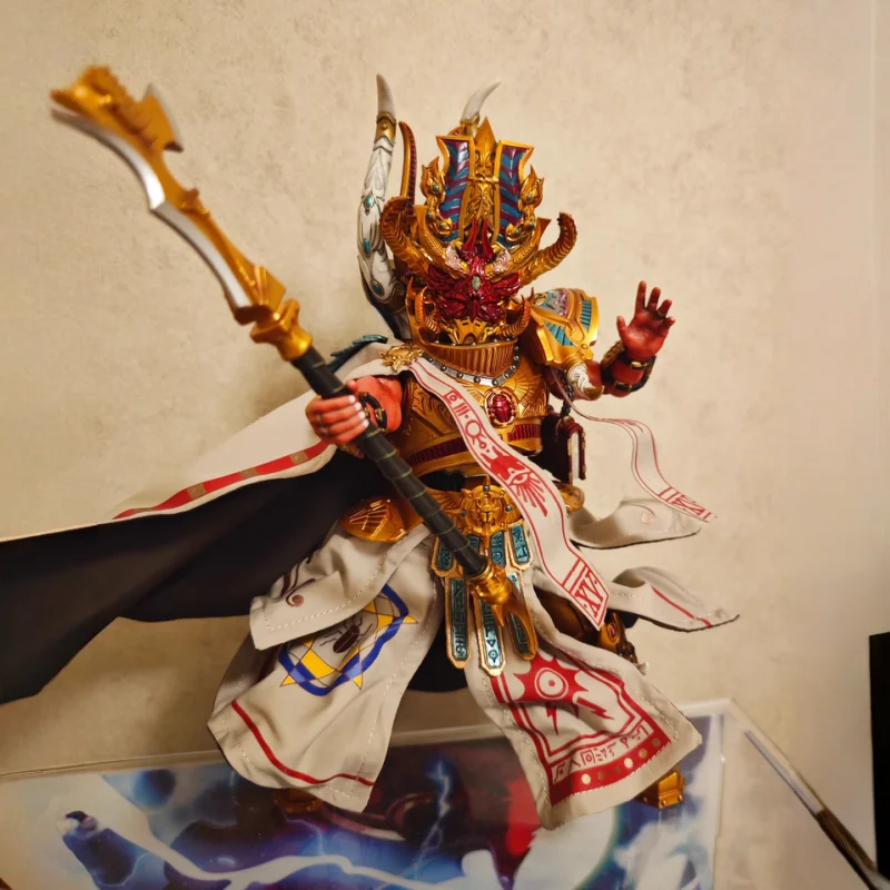 Dark Source 30K Magnus The Red Primarch Action Figure Thousand Sons Legioen met Cape 15th Legion Collectible Model Toy mantel
