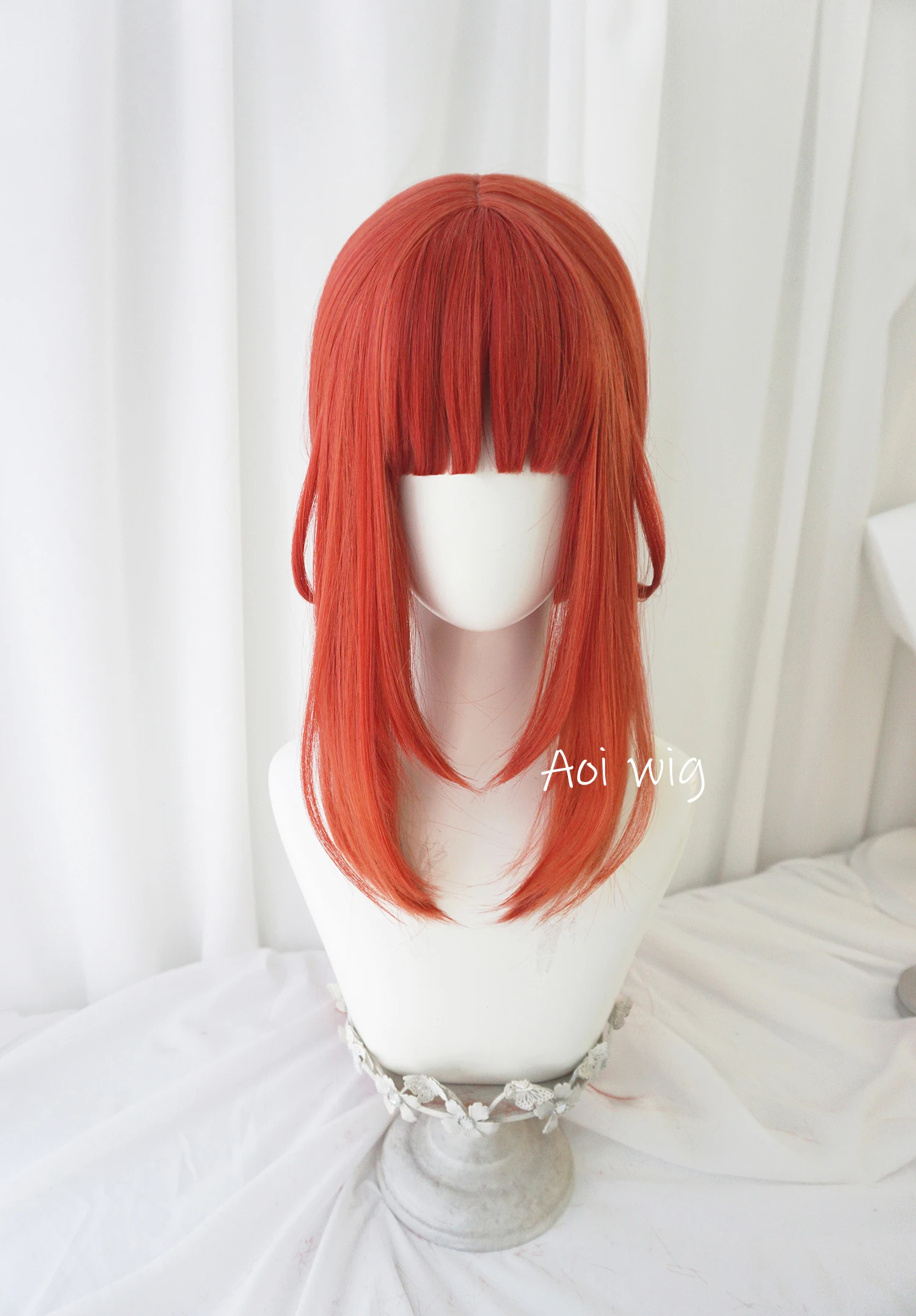 AOI simulation scalp nilou original Shencao country Sumeru double ponytail Nilou light gradient cos wig