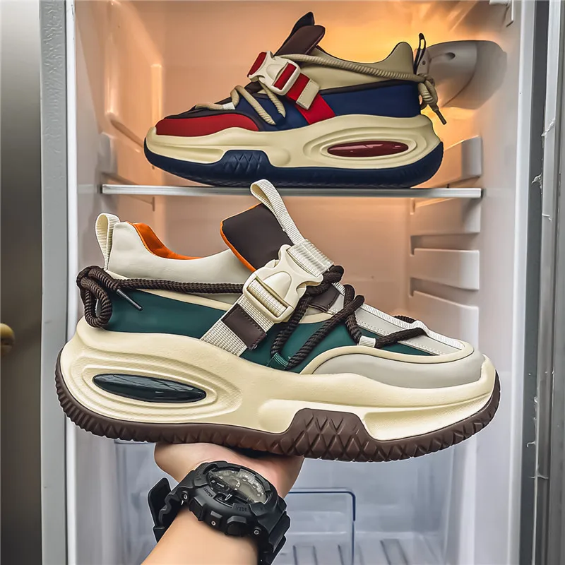 

Новинка 2023 года, весенняя повседневная обувь, мужские кроссовки Baita с мягкой подошвой и дышащей сеткой, мужские кроссовки для бега, кроссовки Tenis Masculino