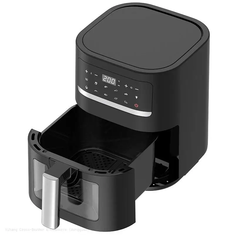 العلامة التجارية الجديدة مقلاة الهواء البصرية المنزلية متعددة الوظائف الخبز المقلاة سعة كبيرة التلقائي مقلاة كهربائية بالجملة