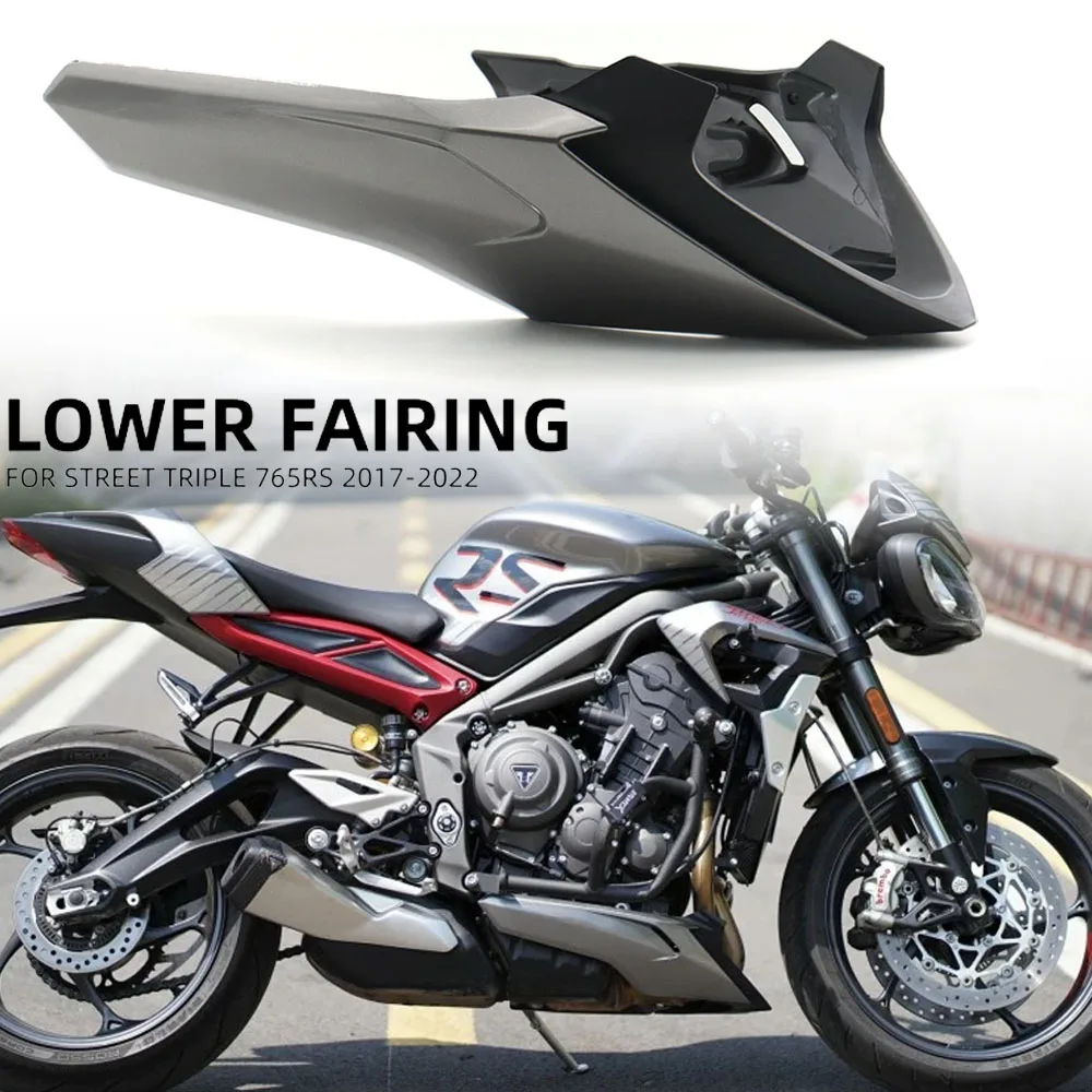 

Motorcycle Engine Lower Spoiler Body Bellypan Fairing Protector Guard Chassis Shield For Street Triple 765 RS 765RS 2017-2022