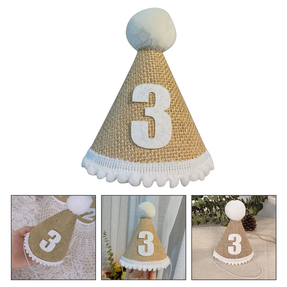 

Birthday Party Hat Assorted Color Celebration Hats Aldult Linen Novelty