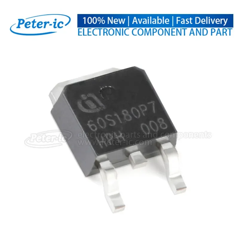 (2pcs)IPD60R180P7S 60S180P7 TO-252-3 TO-252-3 MOSFETs Available Peter-ic
