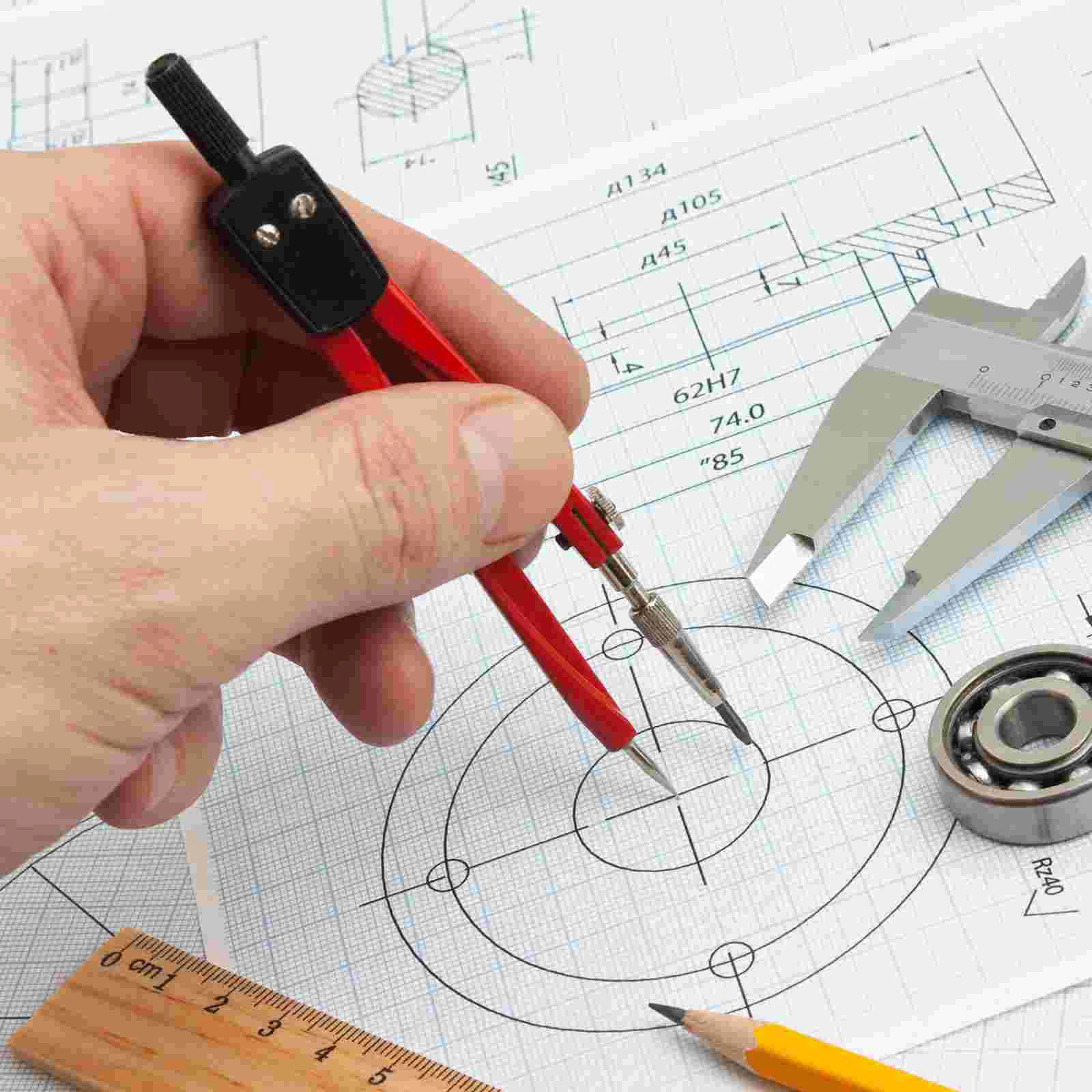 Cancelleria in piombo per matita di ricambio con nucleo bussola da 2mm con temperamatite per strumenti di disegno per studenti strumento per bussole